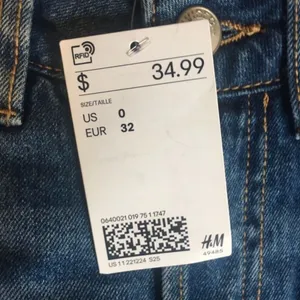 NWT H&M divided‎ size 0 jeans thumbnail 7