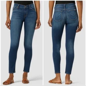 Hudson Hi Rise Blue Denim Skinny Stretch Ankle Jeans 25 thumbnail 3