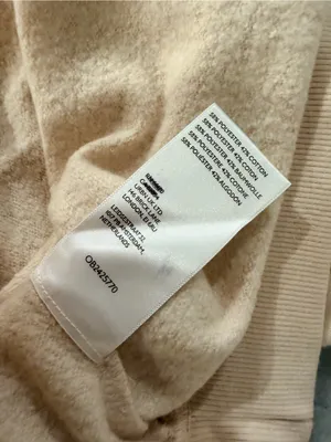 NWOT Maeve Anthropologie Size M Beige Oversized Crew Neck Pullover Sweatshirt thumbnail 8