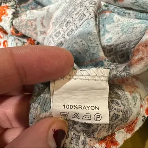 Anthropologie Jaase Blue Floral Long Sleeve Blouse – Size Medium thumbnail 11