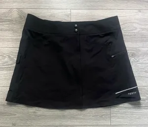 NEW Terry Cycling Black Active Outdoor Cargo Skirt Size XL Athletic Biking thumbnail 1