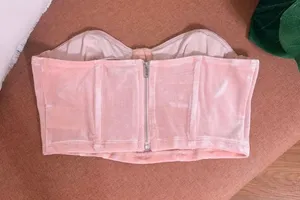 Adika Pink Velvet Corset! thumbnail 4