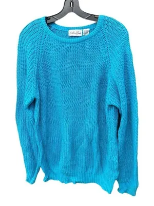 Vintage Allison Brooke‎ Sweater Blue Size L thumbnail 1