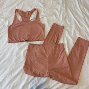 Girlfriend Collective Salmon Pink Set thumbnail 1
