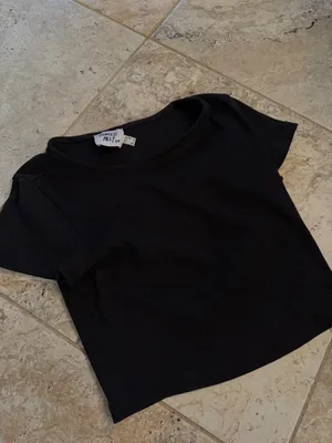 Princess Polly Ribbed Crop Top thumbnail 2