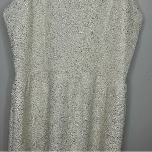 Altar'd State Off White Dress with Gold Sparkles Size M NWT thumbnail 7