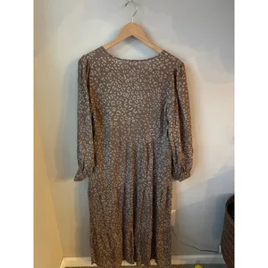 A New Day Leopard Print Tiered Midi Dress XS thumbnail 4