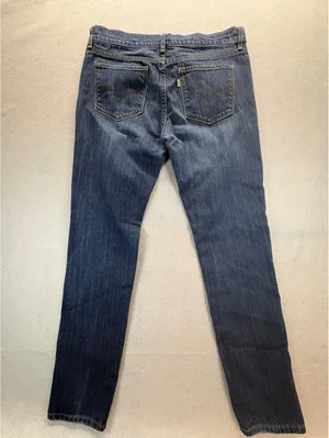 Levi’s Eco Green Tab Women’s Jeans Blue Denim Organic Cotton Y2K 32x30 thumbnail 6