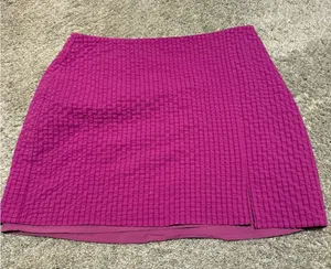 Le Lis Fuchsia Textured Pencil Skirt thumbnail 1