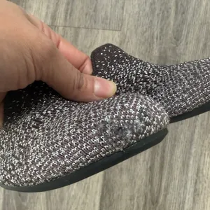 Rothy's Black and Gray Speckled Flats Size 6 Women’s ShimmerKnit Ombre Shoes thumbnail 7