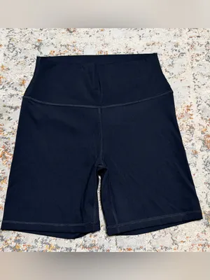 CRZ YOGA Butter Luxe High Waisted Biker Shorts Medium black thumbnail 11