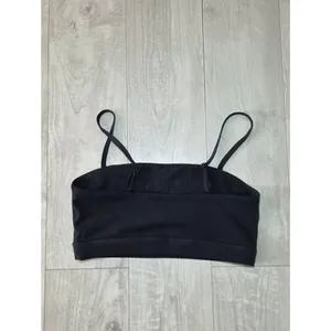 Sunzel Black Women's Sports Bra Soft Tank Top with Adjustable Straps thumbnail 5