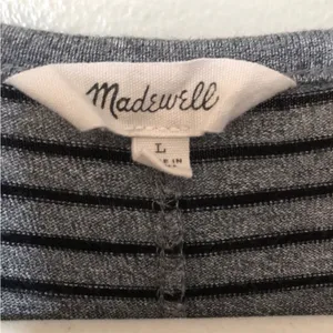 C Madewell Gray & Black Tank Boho Spring Summer Women Dress Size Large thumbnail 8