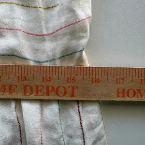 LOFT Striped Tiered‎ Maxi Dress Womens 4 White Linen Blend Sleeveless Boho thumbnail 9