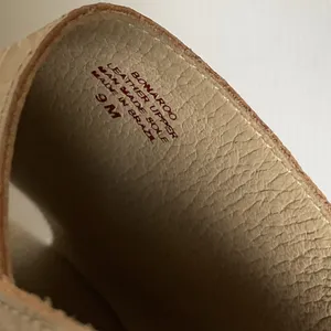 Matisse Embossed Wedge Western Sandals Leather Beige Platform Made in Brazil Sz9 thumbnail 12