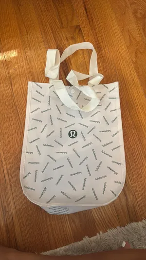 Lululemon Bag White with Green  thumbnail 1