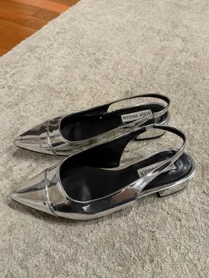 STEVE MADDEN Christann Slingback Block Womens Kitten Heels size 6 thumbnail 3