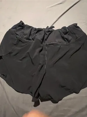 Athleta run with it black shorts thumbnail 6