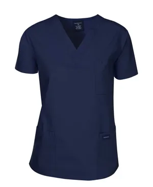 Dagacci Unisex V-neck navy scrub top Size Small NWOT thumbnail 1