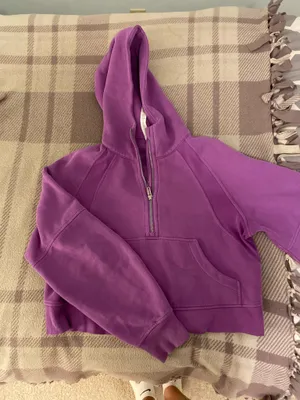 Purple Lululemon Scuba Hoodie Half-Zip thumbnail 3