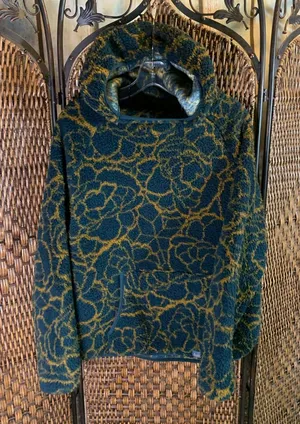 NWOT Avalanche Fleece Print Hoodie Size M thumbnail 1