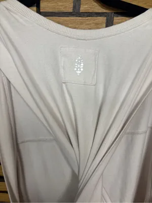 Free people movement tan Hot shot twisted onesie size medium thumbnail 7