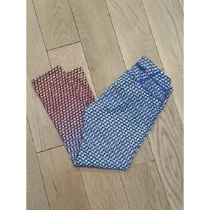 Athleta Multi Vivid Sonar Capri Running Leggings W/ Pockets Geometric Sz XS‎ thumbnail 10