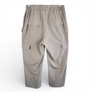 H/G Happily Grey Tan Lightweught Cargo Pants Womens Medium Utility‎ Straight Leg thumbnail 2