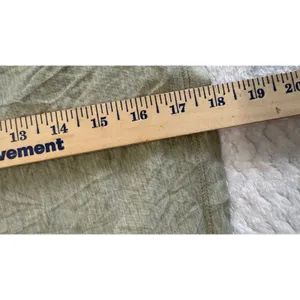 Lululemon Cates Tee Heathered Olive Green Cropped Boxy T-Shirt Womens Size 6 thumbnail 6
