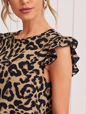 Leopard Print Top thumbnail 2
