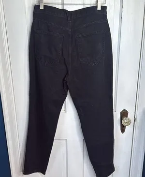 We The Free Free People Stove Pipe Jean in Black High-Waisted Jeans W1170 Sz 29 thumbnail 7