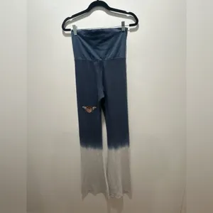 Revolve Heavenly Love Thermal Pant Navy Dip Dye BOYS LIE Size Small New No Tag thumbnail 2