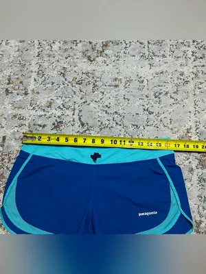 Patagonia Women's Strider running shorts Medium blue thumbnail 4