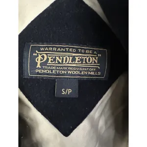 PENDLETON ROSLYN WATERPROOF LAMBSWOOL BLEND HOODED COAT BLUE NAVY Size Small thumbnail 10
