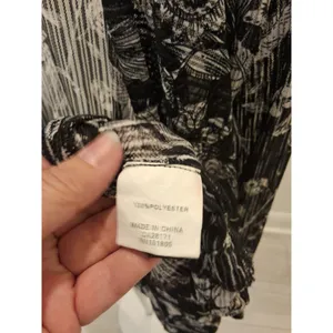 Papa Vancouver Vintage Long Sleeve Sheer Black And White Size M Womens thumbnail 6