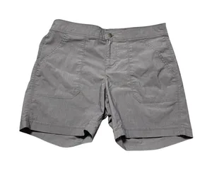 Columbia Women's Gray Court Hiking Outdoor Stretch Shorts 10 6L thumbnail 1