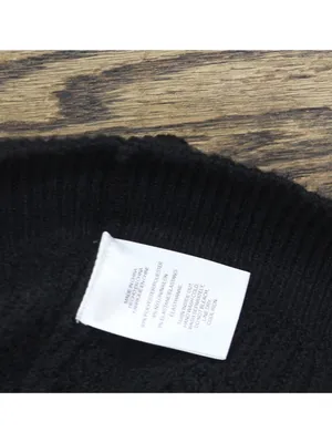 NWT Jones New York Cable Turtleneck Sweater with Long Sleeves Adriadic Black M thumbnail 5