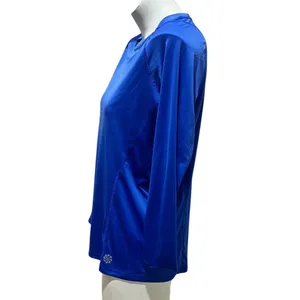Nike Women's Long Sleeve Running Top Blue Size L Dri-Fit Activewear thumbnail 7