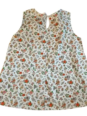 Disney Shirt Womens Medium Blue Tank Top Flower And Garden Festival Grow thumbnail 2