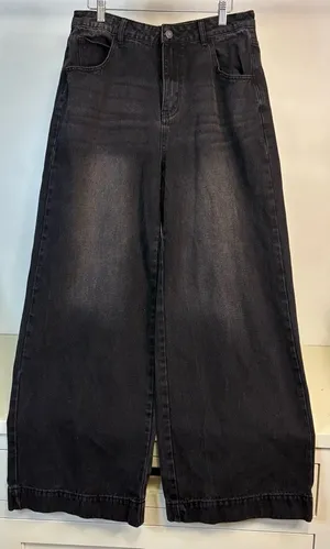 Cider Black Wide-Leg Jeans - waist 15.5 measurement thumbnail 1
