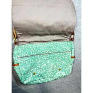Fossil Crossbody Messenger Bag Green Laptop Coated‎ Laminated thumbnail 3