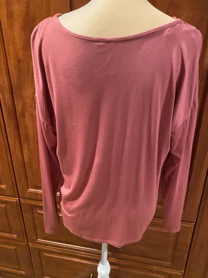 Pink Long Sleeve Blouse thumbnail 2