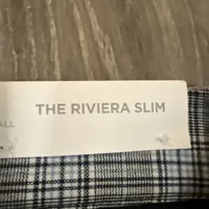 Loft The Riviera Slim plaid pants 6 Tall Work Career Trousers NWT thumbnail 2