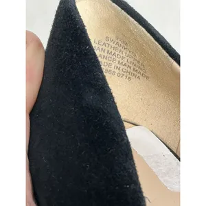 Womans Nine West Swankyo Black Suede Slip On Stiletto Pumps Size 9.5 M thumbnail 8