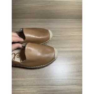 Sam Edelman Women's Kesia Light Brown Genuine Leather Espadrille Flats Size 7.5 thumbnail 6