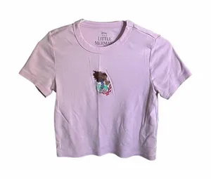 Disneys The Little Mermaid crop top size medium baby tee new Disney inclusive thumbnail 1
