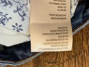 We The Free Aster Straight Leg Jeans Womens 28 Short Blue Excellent Raw Hem thumbnail 8