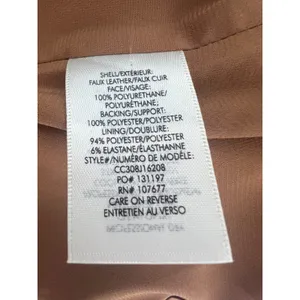 Alice +‎ Olivia NWT Rozlynn Camel Vegan Leather Belted Vest Mini Dress XS thumbnail 13