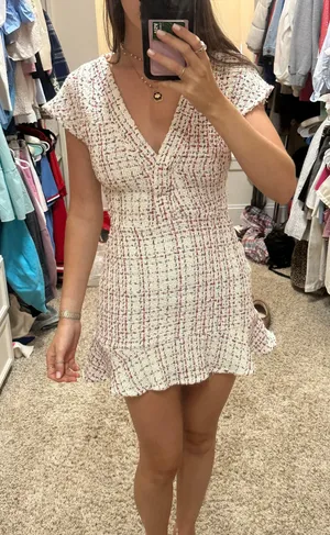 ZARA tweed Dress thumbnail 4