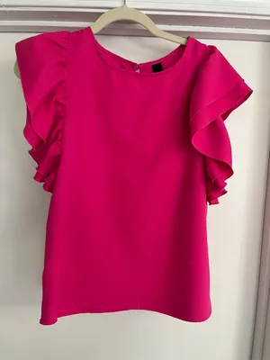 Ruffle Top Pink thumbnail 1